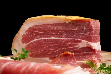 Prosciutto Italian Cured Ham Stock Photo Image Of Sliced Vertical