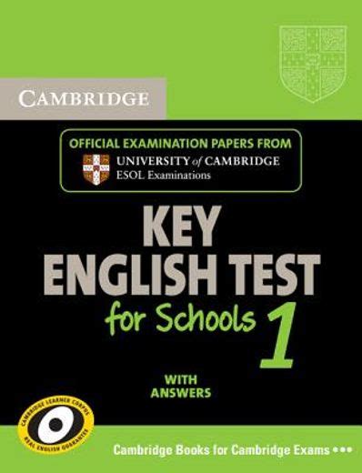 Libro Cambridge Key English Test For Schools 1 Students Book With