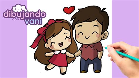 Como Dibujar Una Pareja De Enamorados Kawaii Dibujos Kawaii Dibujos