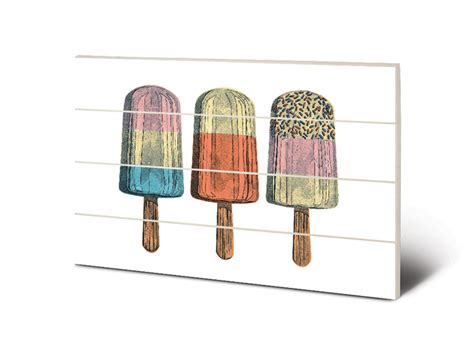 Barry Goodman Lollies Wood Print The Art Group