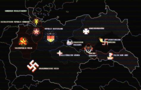 Map Of The 2nd German Civilwar 2wrw Rtnomod