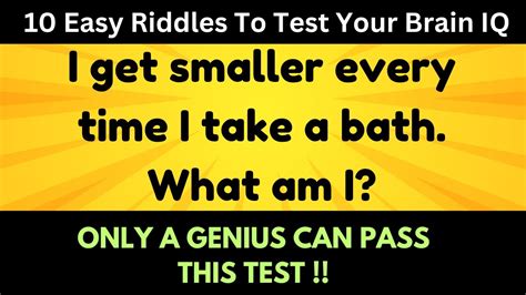 English Riddles Quiz With Answers To Test Your Brain Iq Only A Genius