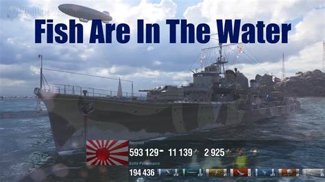 Yugumo Japanese Tier 9 Destroyer In World Of Warships WOWS Gameplay