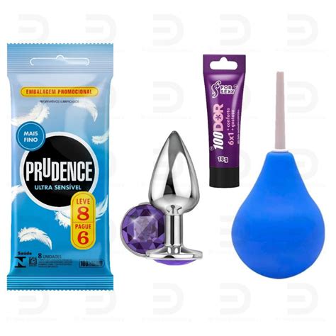 Kit Ducha Higi Nica Ml Gel Lubrificante Anal Dor Preservativo