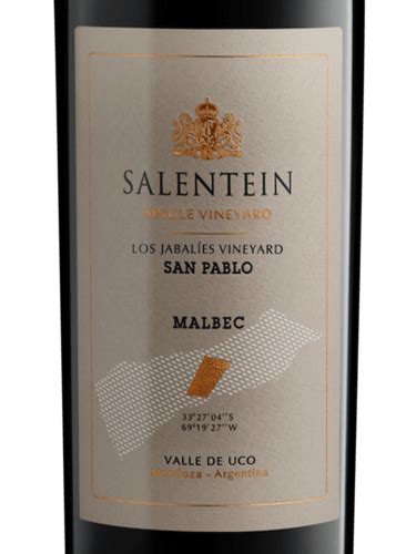 Salentein Los Jabalíes Single Vineyard Malbec Vivino Brasil