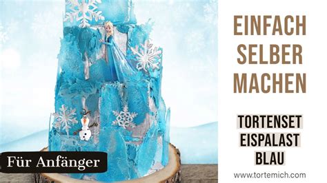 Tutorial Elsa Torte ohne Fondant für Anfänger zum Selbermachen Frozen