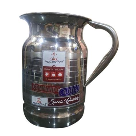 Vasundhra Industries 400 Gram Commando Stainless Steel Jug At Rs 110 Piece In Yamuna Nagar