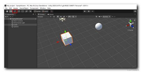 【unity3d】游戏物体操作 ③ 旋转操作 旋转工具 基本旋转 设置旋转属性 增量旋转 缩放操作 轴向缩放