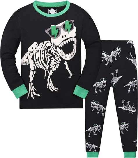 Garsumiss Jungen Schlafanzug Kinder Dinosaurier Pyjamas Sets Kleinkind