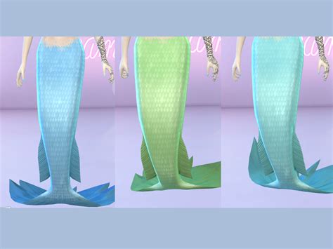 The Sims Resource Mermaid Tail Recolors 9 Colors