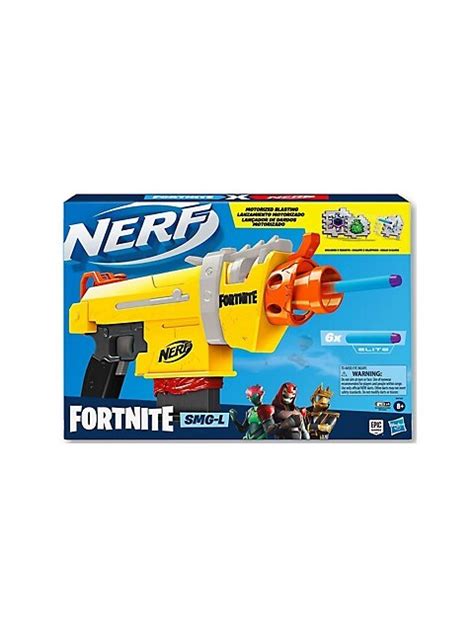 Hasbro Nerf Fortnite Smg L Motorized Dart Blaster Includes 3 Targets