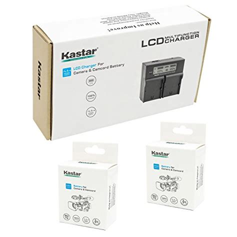 Kastar Lcd Dual Fast Charger And 2 X Battery For Panasonic Vw Vbg070 Vw Vbg130 Vwvbg260 Vbg6