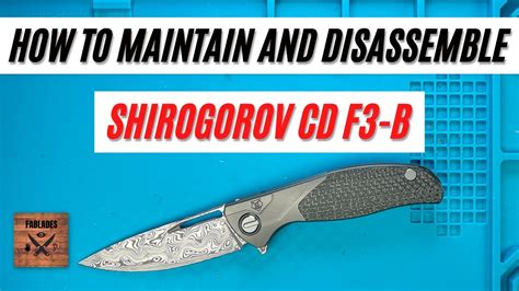 How To Maintain And Disassemble Shirogorov Custom Division F B