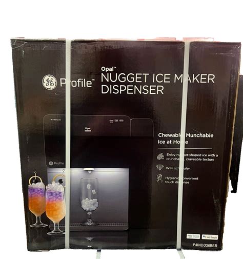 Ge Profile Opal Nugget Countertop Ice Maker P Indos Rbb Black