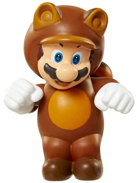 World Of Nintendo Super Mario Wave 21 Tanooki Mario 2 5 Mini Figure