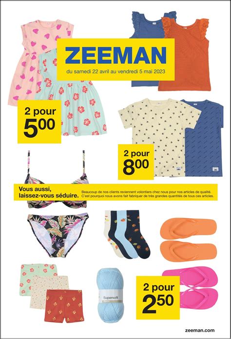 Zeeman Catalogue Promotionnel Valable Partir Du Au