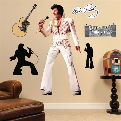 Elvis Presley The King Of Rock N Roll Decal Set In Elvis