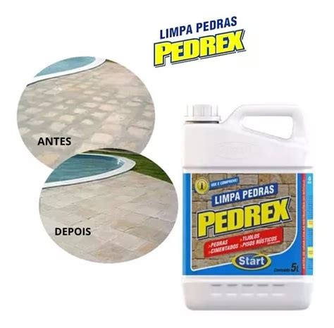 Pedrex Limpa Pedras Start Antiderrapante Concentrado 5 Litro MercadoLivre