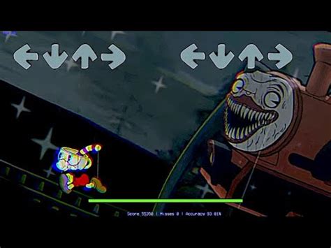 Cuphead Vs Choo Choo Charles Fnf Friday Night Funkin Youtube