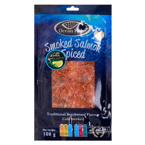 Ocean Fish Spiced Smoked Salmon G Al Marsa Gourmet