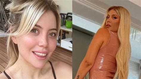 Wanda Nara mostró con humor qué hizo con un vestido engomado que le