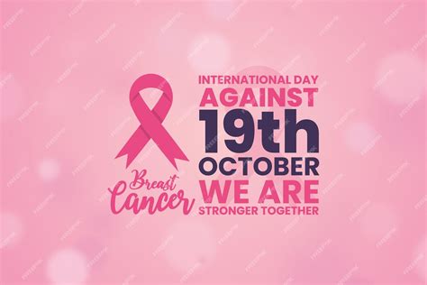 Premium Vector International Day Against Breast Cancer Awareness