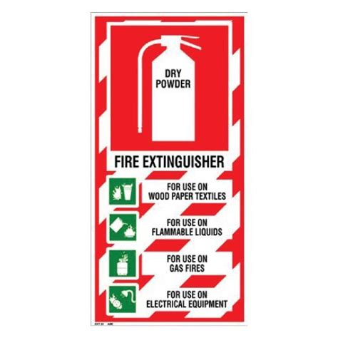 Abe Extinguisher Sign Plastic Pvc Fire Protection Online Foam