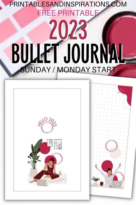 Free 2023 Bullet Journal Setup Printable Printables And Inspirations