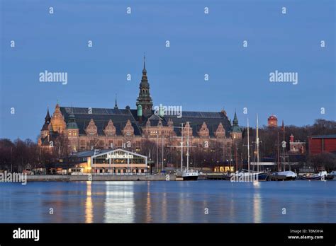 Evening View At The Nordic Museum Nordiska Museet In Stockholm