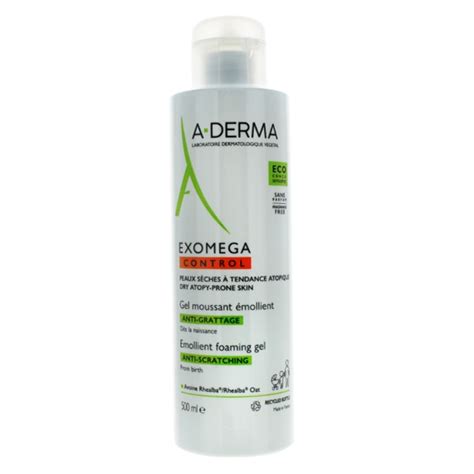 A Derma Exomega Control Gel Moussant Mollient Anti Grattage Ecz Ma