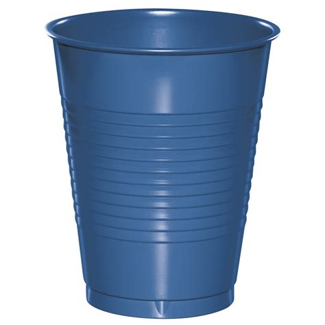 Creative Converting 28145081b 16 Oz True Blue Plastic Cup 50 Pack