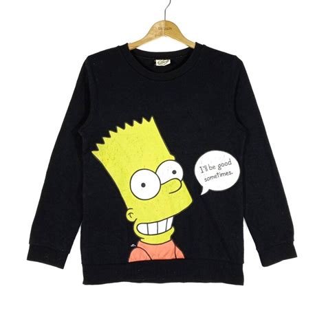 Bart Simpson Hoodie - Etsy