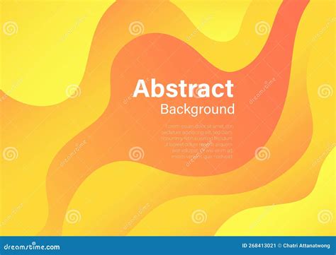 Abstract Fluid Gradient Background Yellow Gradient Color Multi Layer