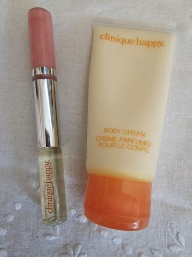 Clinique Happy Body Cream Oz Roll On Perfume Oz And Lip Gloss