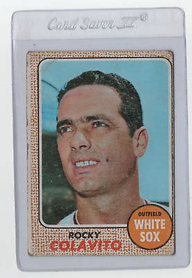 Topps Rocky Colavito Chicago White Sox Ebay