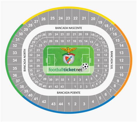 Benfica Stadium Seating Plan, HD Png Download , Transparent Png Image ...