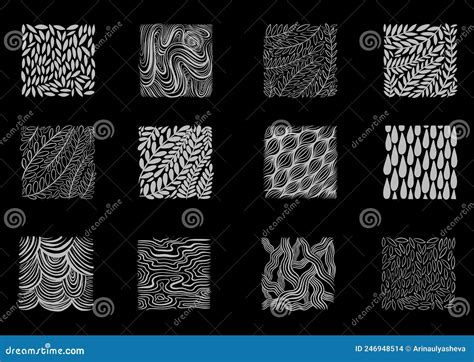 Texture Art Ink Drawing Exemples Pencil Design Abstract Sketch Black