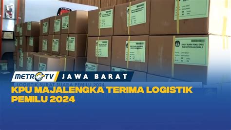 KPU Majalengka Terima Logistik Pemilu 2024 YouTube