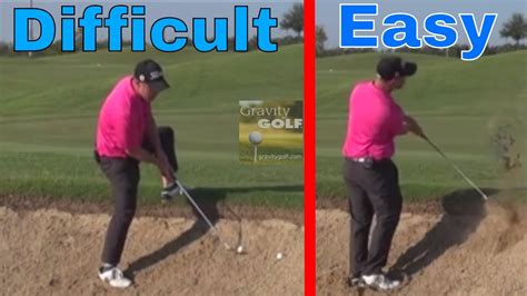 How To Get Out Of Plugged Bunker Difficult Golf Shots Made Easy