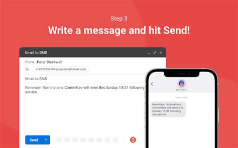 Email to Text Send SMS messages from Gmailᵀᴹ Google Workspace