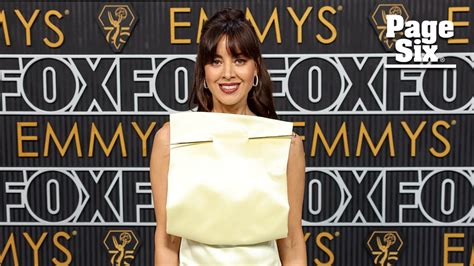 Aubrey Plazas Yellow Emmys 2024 Red Carpet Dress Draws Comparisons To