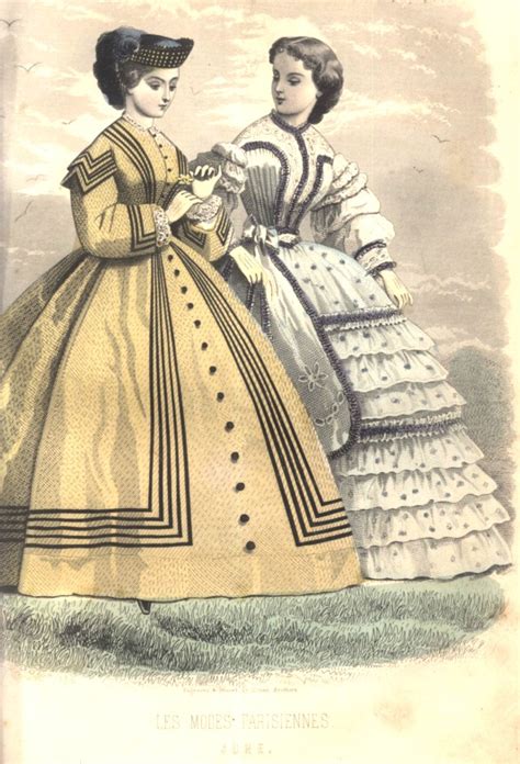 Civil War Era Clothing Civil War Era Fashion Plate June 1862