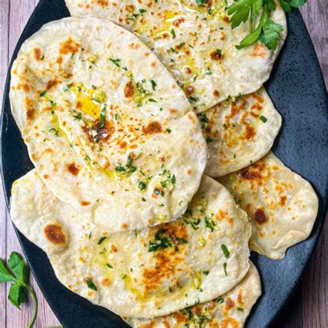 Easiest Garlic Naan Bread Tastefully Grace