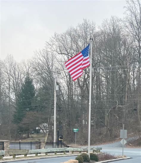 New American Flag Raised Thanks To Lionville Fire Company Station