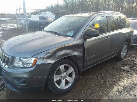 Report 1C4NJDEB5CD723070 Jeep Compass 2012 Gray Gasoline Price And