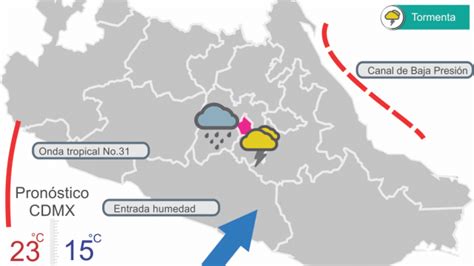 SE PREVÉ DOMINGO CON LLUVIA POR LA TARDE NOCHE