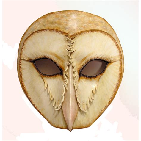 Barn Owl Leather Mask by teonova on DeviantArt