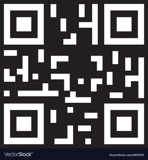 Sample Qr Code Ready To Scan Royalty Free Vector Image