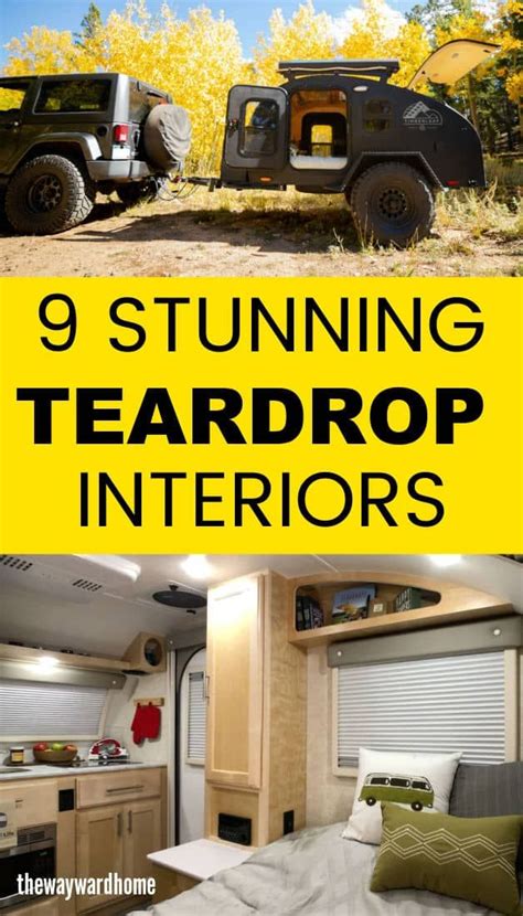 9 Gorgeous Teardrop Camper Interiors Youll Fall In Love With Teardrop Camper Teardrop Camper