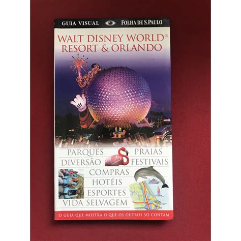 Livro Walt Disney World Resort Guia Visual Seminovo Shopee Brasil